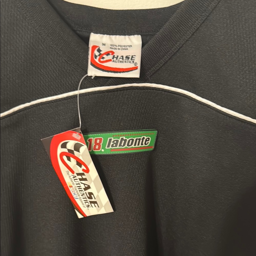 Bobby Labonte Chase Authentics Black Jersey